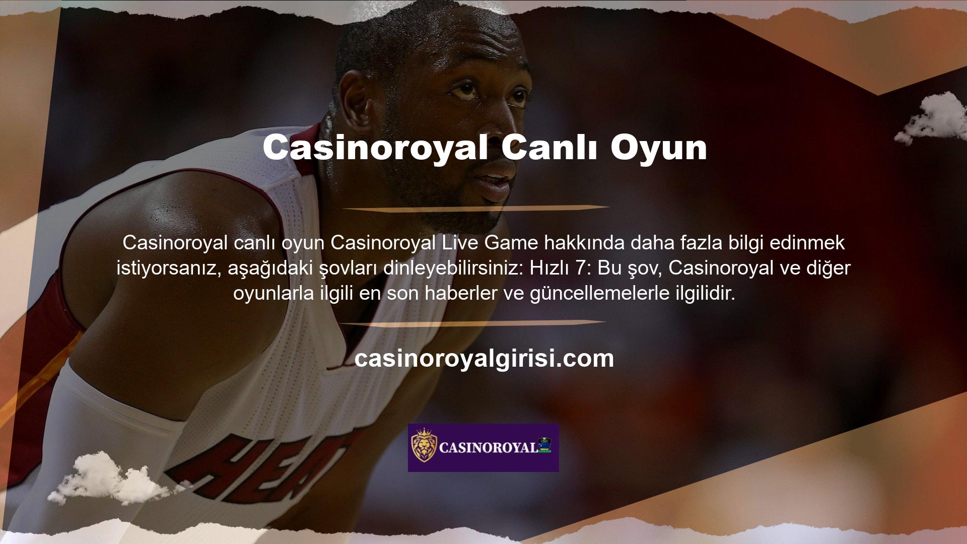 Popüler ve karlı, yeni ve heyecan verici canlı oyunlarımız var