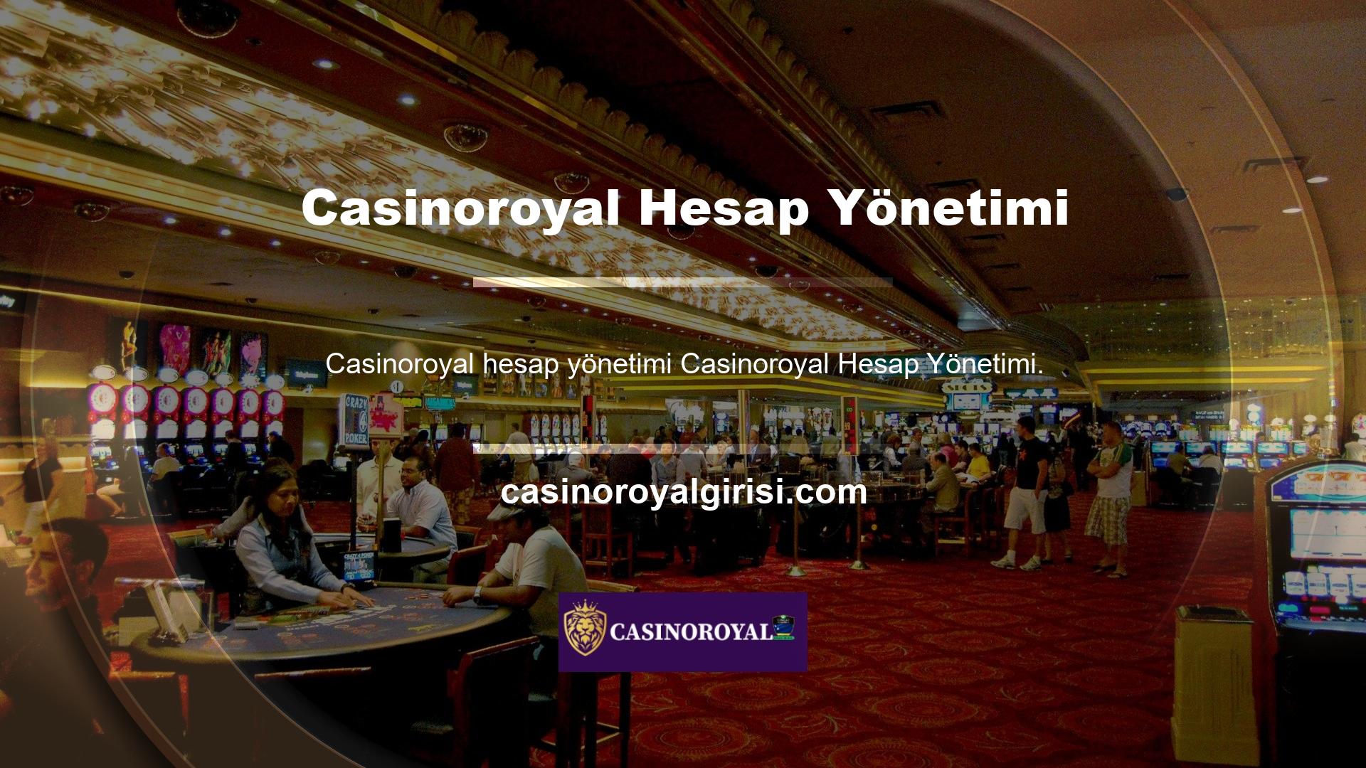 Casinoroyal web sitesi diğer casino sitelerinin ne yaptığını biliyor, yeni bahis siteleri Casinoroyal gibi davranmaya çalıştıklarında başarılı